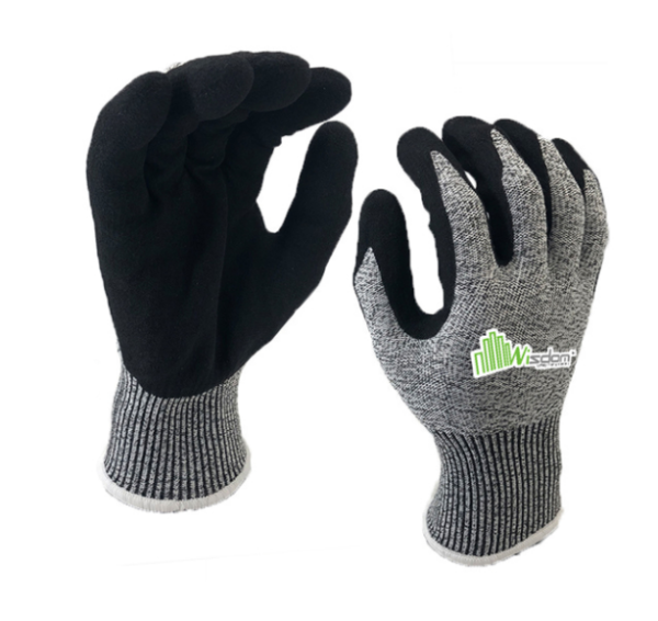 Sandy Nitrile Palm Coated Cut resistant Level-C Gloves WS-129