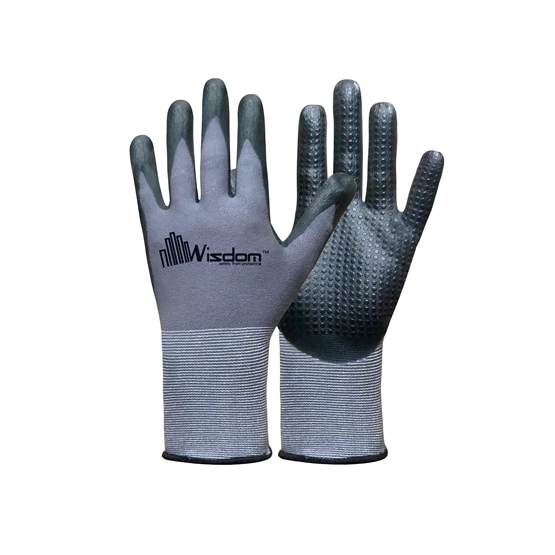 Nitrile & Nitrile dots Coated Gloves WS-404