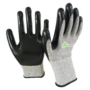 Smooth Nitrile Coated Cut Resistant Level-D Gloves WS-126
