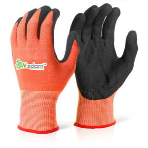 Micro-Foam Nitrile Ccoated Cut Resistant Level-D Gloves WS-122
