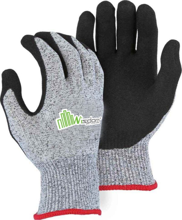 Sandy Latex Coated Cut Resistant Level-C Gloves WS-155