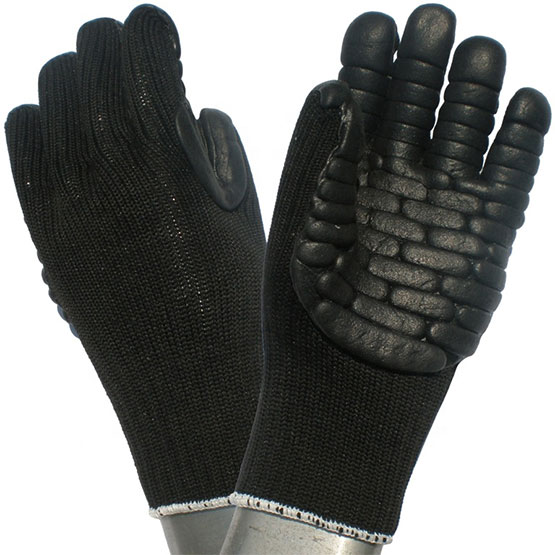 13 Gauge Anti-Vibration&Oil-Resistant Mechanics Gloves